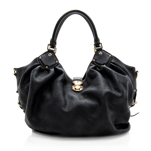 Louis Vuitton Mahina Leather L Hobo (SHF-19378)