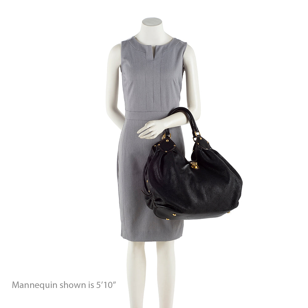 Louis Vuitton Mahina Leather L Hobo (SHF-19378)