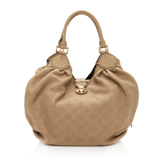 Louis Vuitton Mahina Leather L Hobo (SHF-19845)