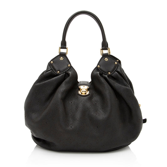 Louis Vuitton Mahina Leather L Hobo (SHF-21768)