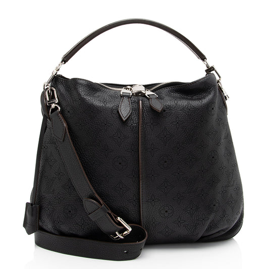 Louis Vuitton Mahina Leather Selene PM Shoulder Bag (SHF-oPhxXw)