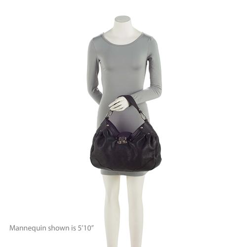 Louis Vuitton Mahina Leather Solar PM Shoulder Bag (SHF-JBw1xS)