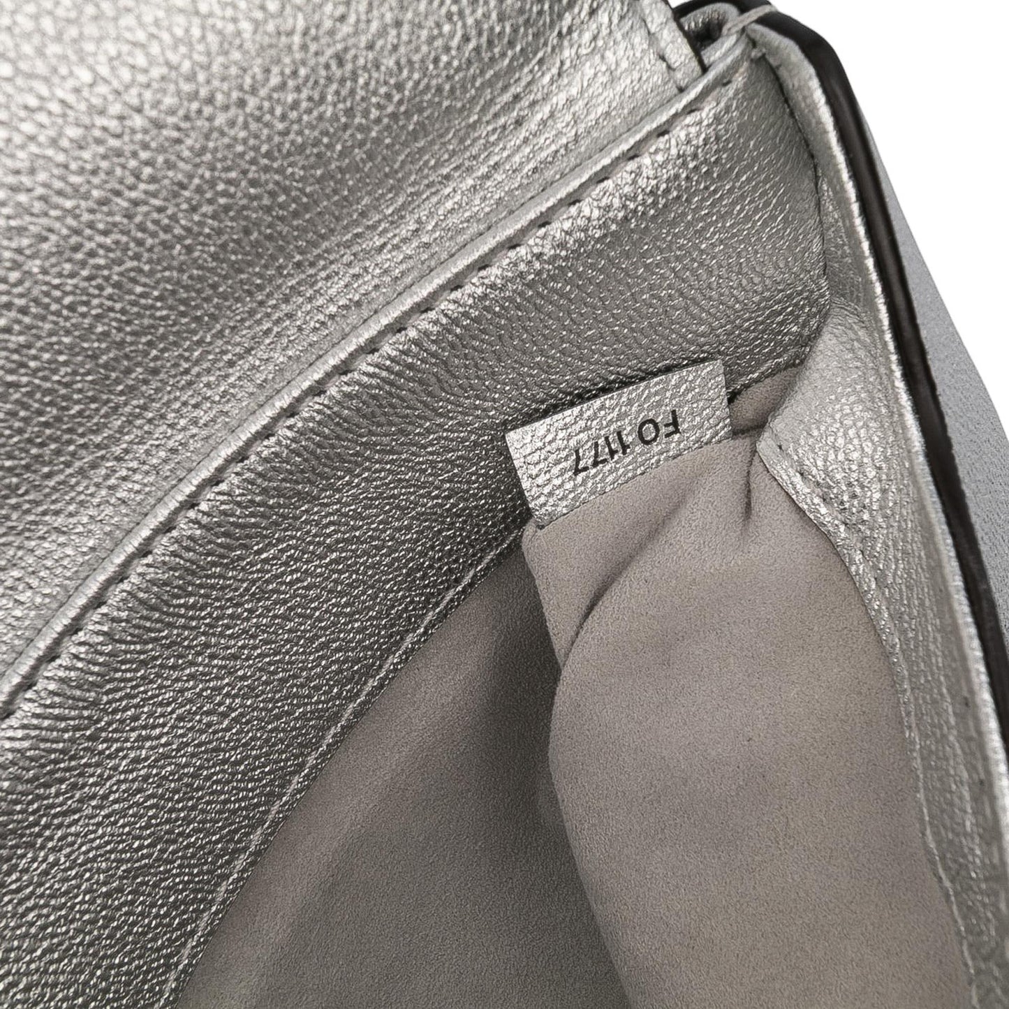 Louis Vuitton Metallic Cuir Plume Ecume Very Chain Bag