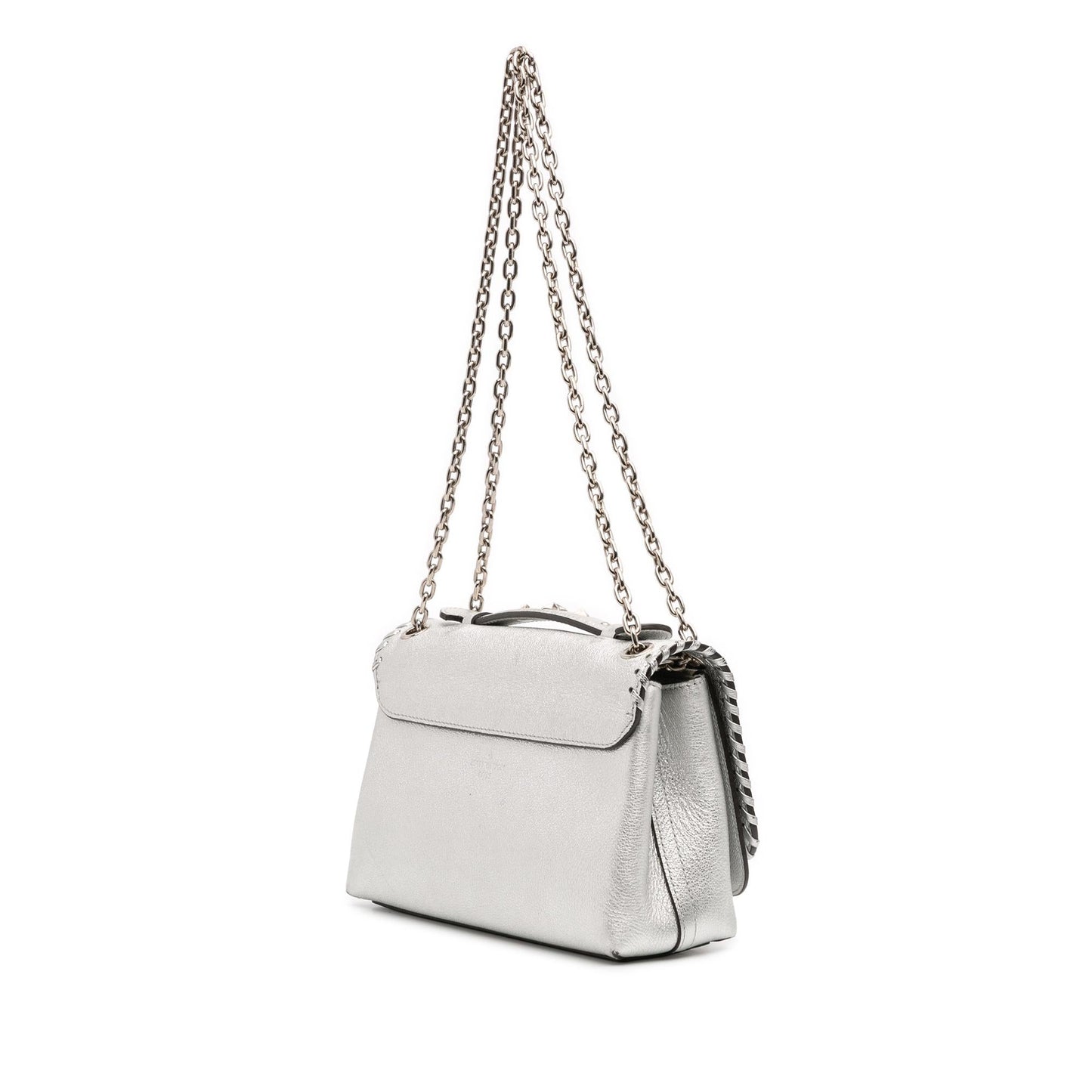 Louis Vuitton Metallic Cuir Plume Ecume Very Chain Bag