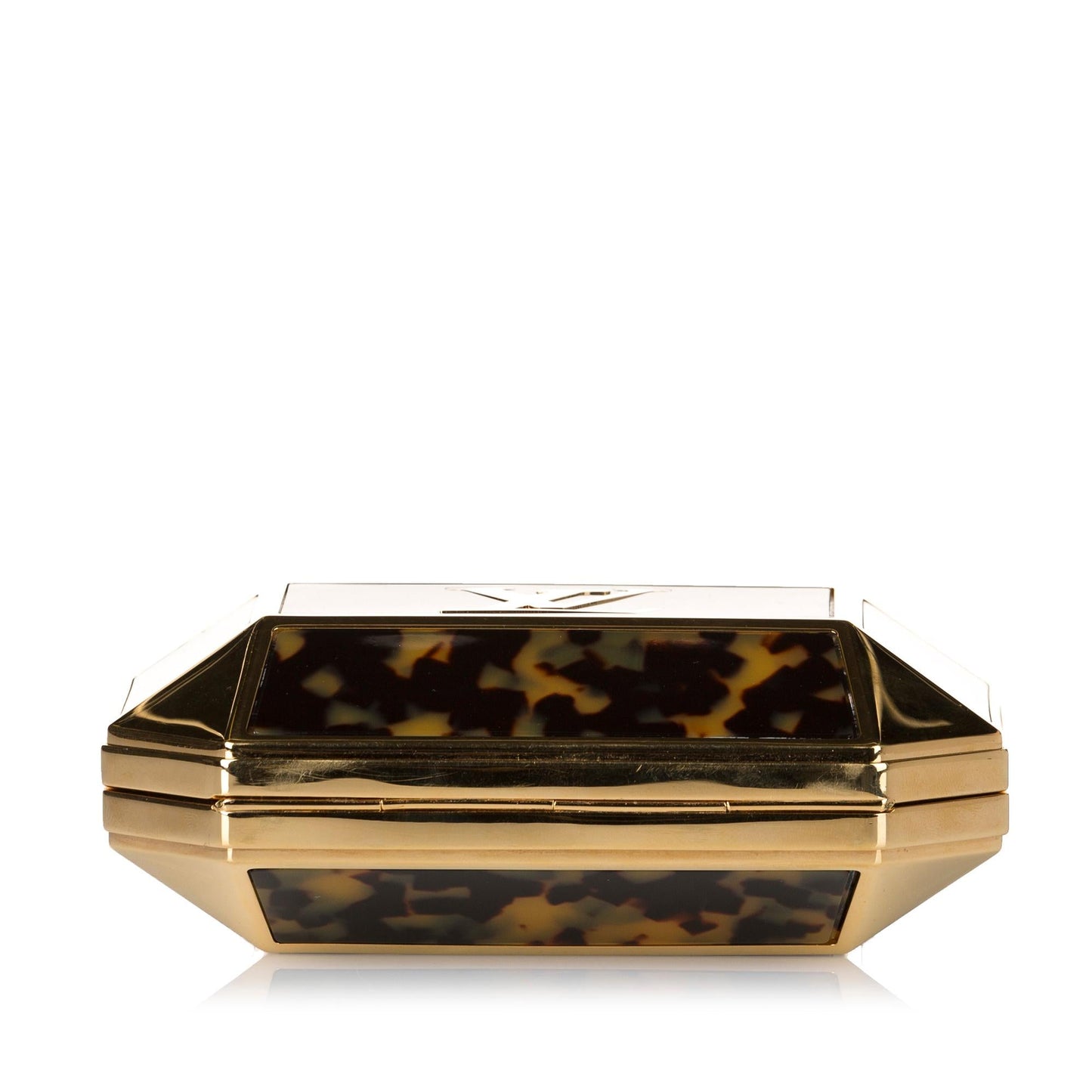 Louis Vuitton Minaudiere Bijou Tortoise Shell Clutch (SHG-35325)