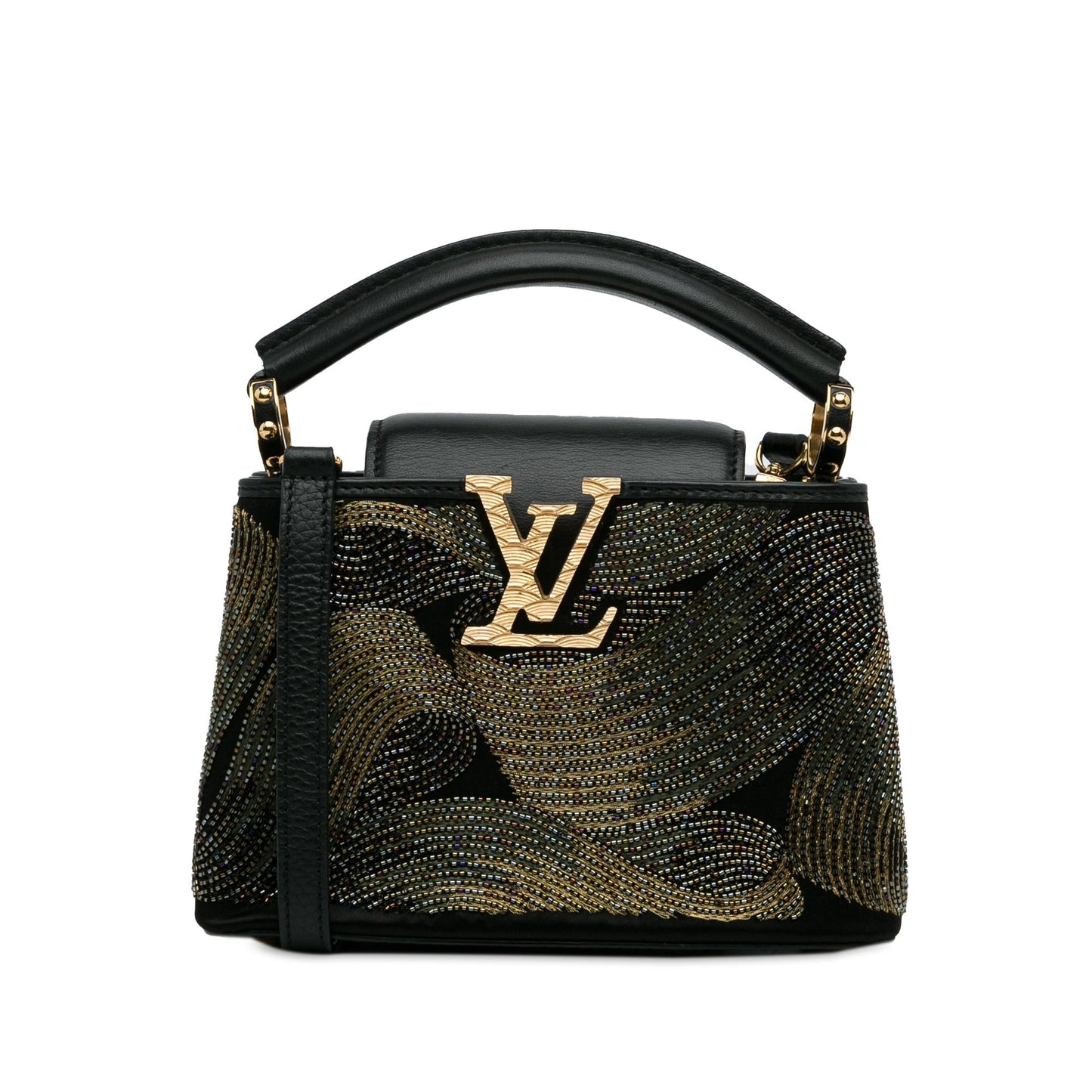 Louis Vuitton Mini Beaded Capucines (SHG-nRxA0H)