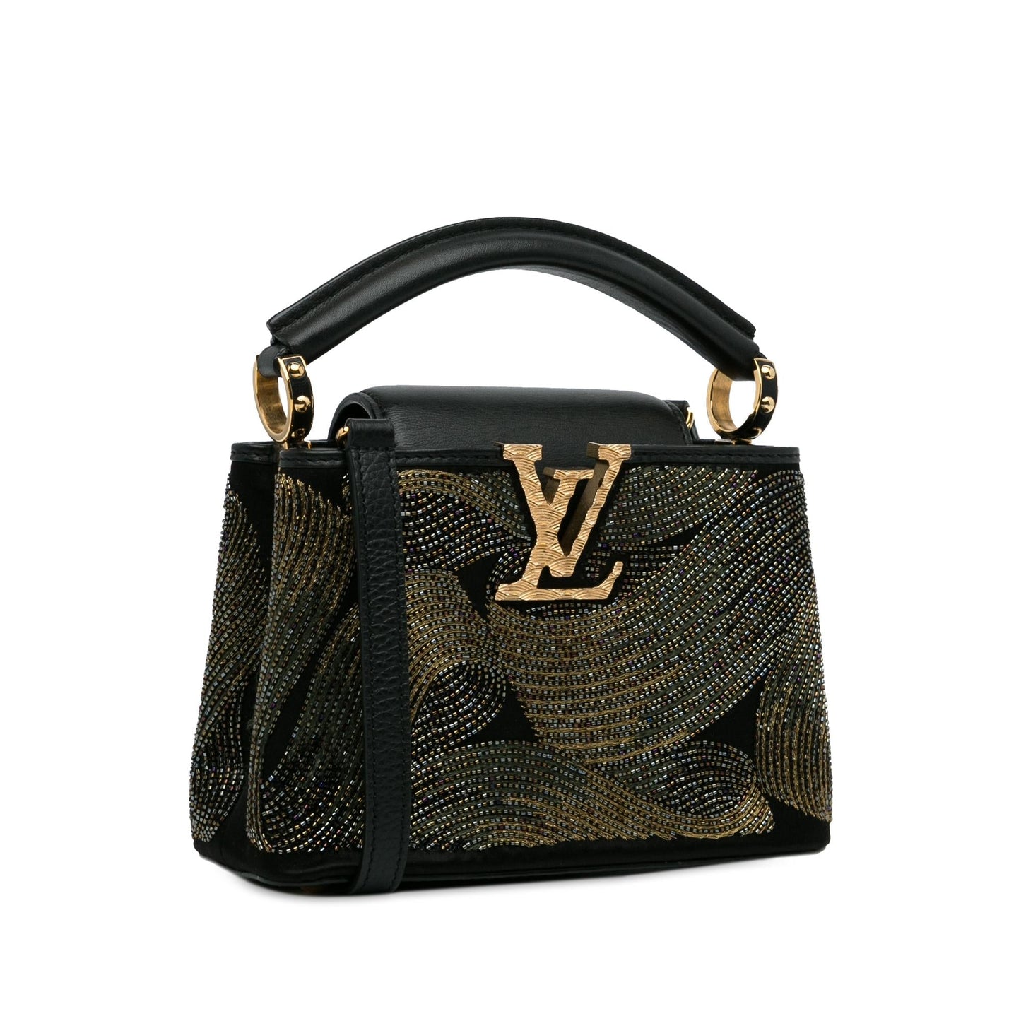 Louis Vuitton Mini Beaded Capucines (SHG-nRxA0H)
