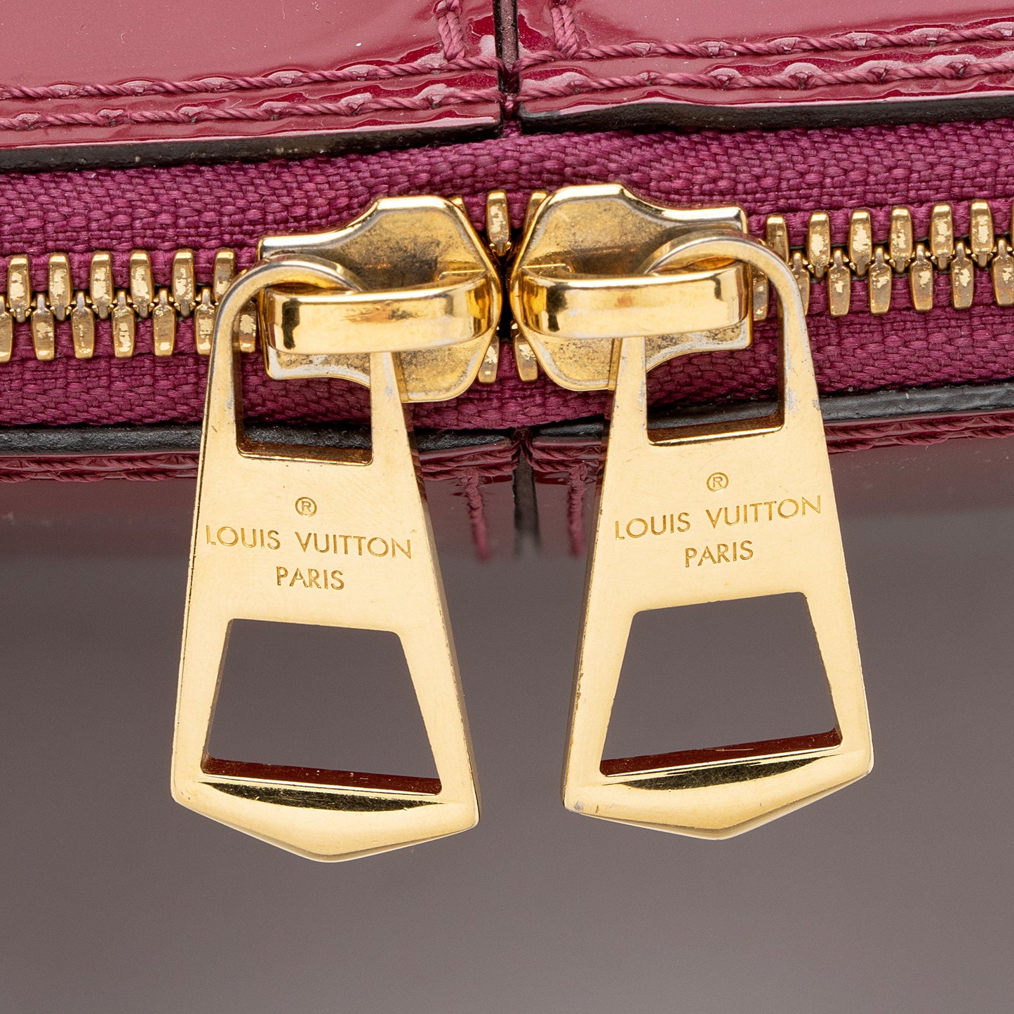 Louis Vuitton Miroir Vernis Alma BB Satchel