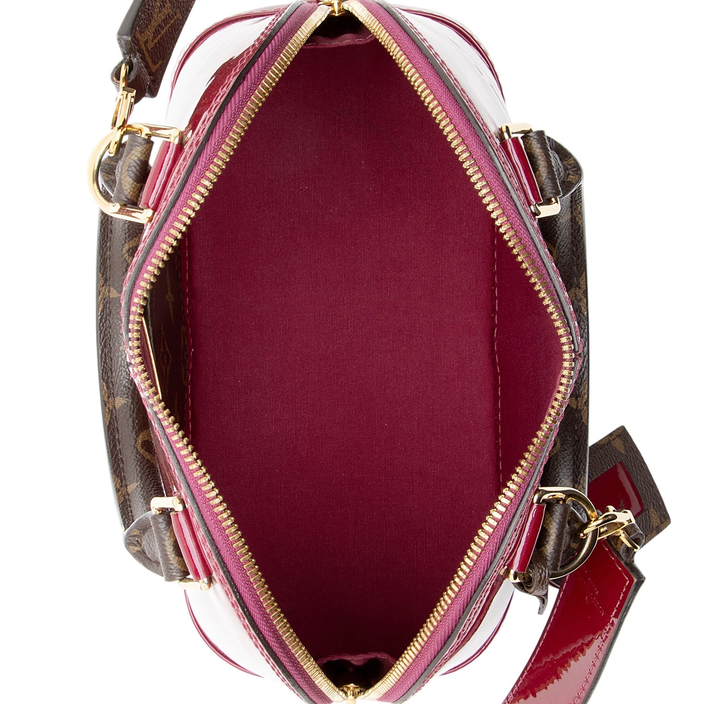 Louis Vuitton Miroir Vernis Alma BB Satchel