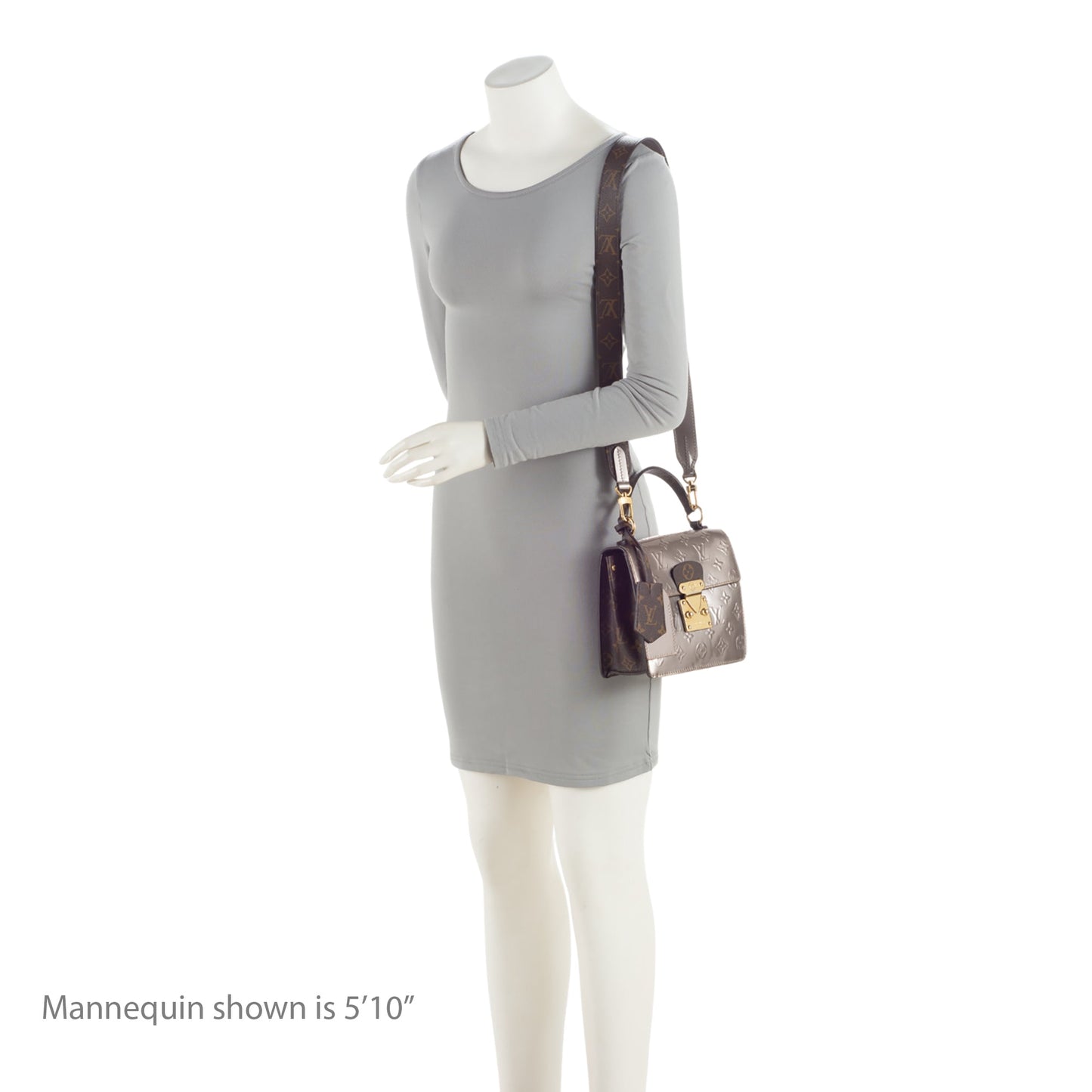 Louis Vuitton Miroir Vernis Spring Street Bitume Satchel (SHF-ptfzF0)