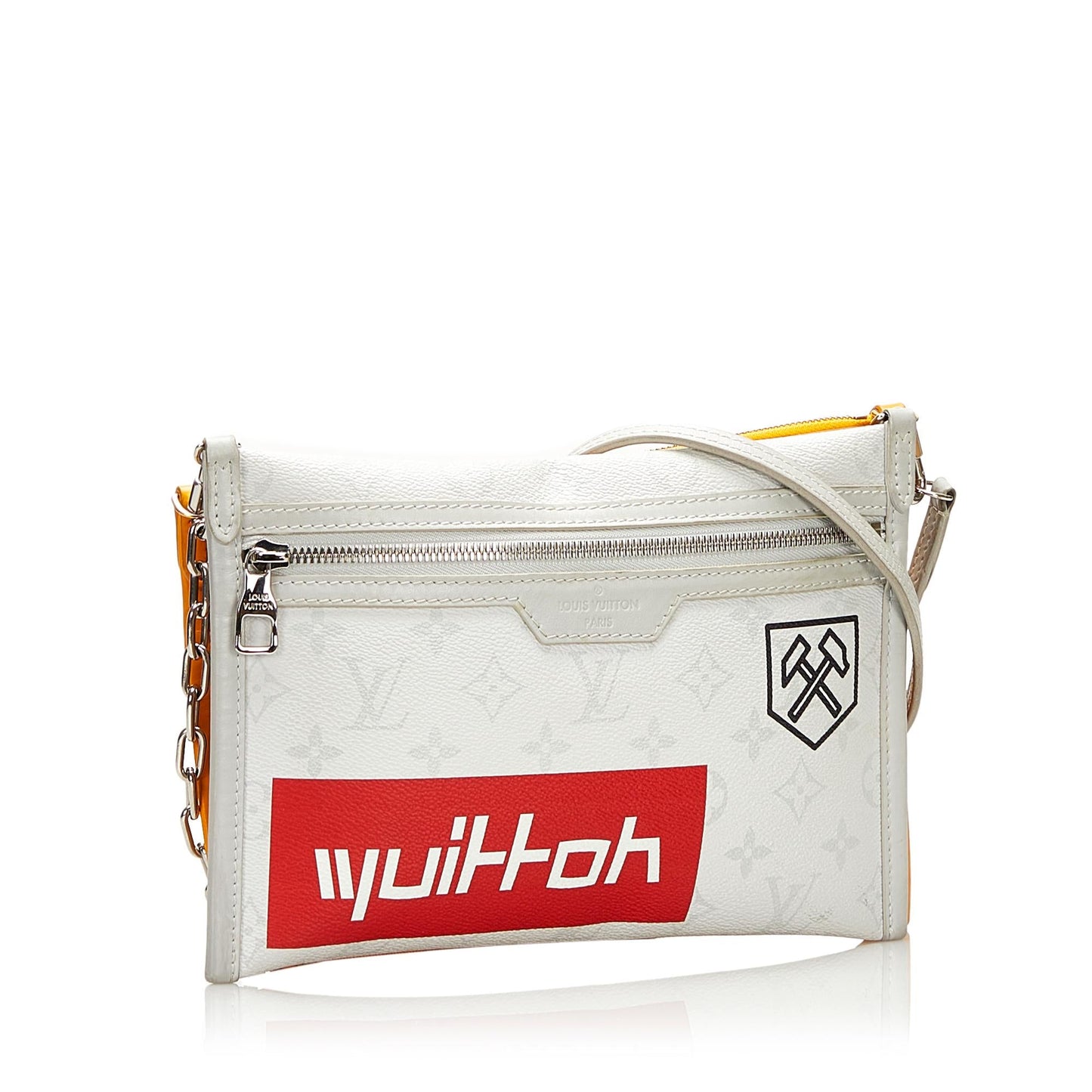 Louis Vuitton Monogram Antarctica Double Flat Messenger (SHG-37696)