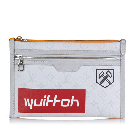 Louis Vuitton Monogram Antartica Double Flat Messenger (SHG-VjMben)