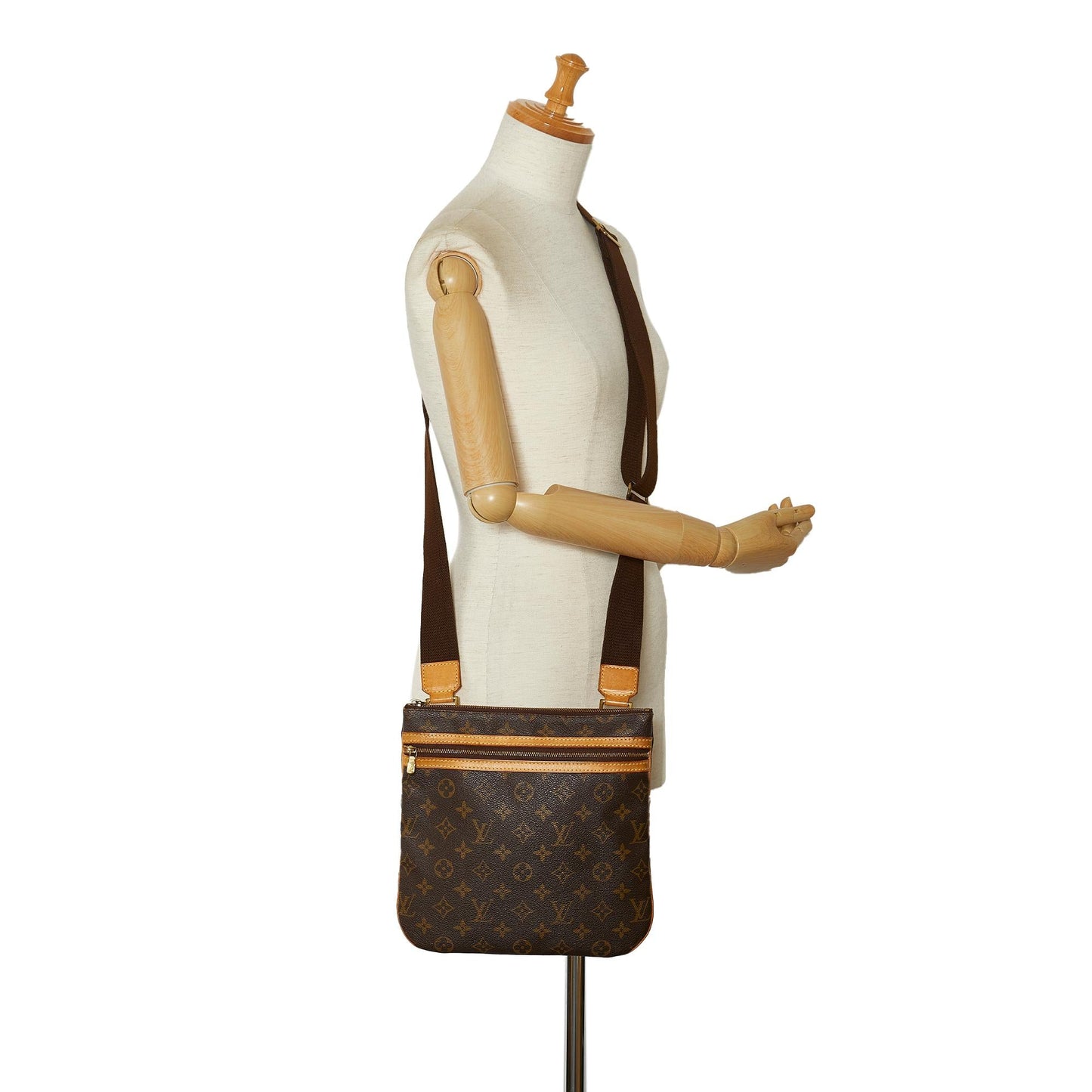 Louis Vuitton Monogram Bosphore Pochette (SHG-F20jX4)