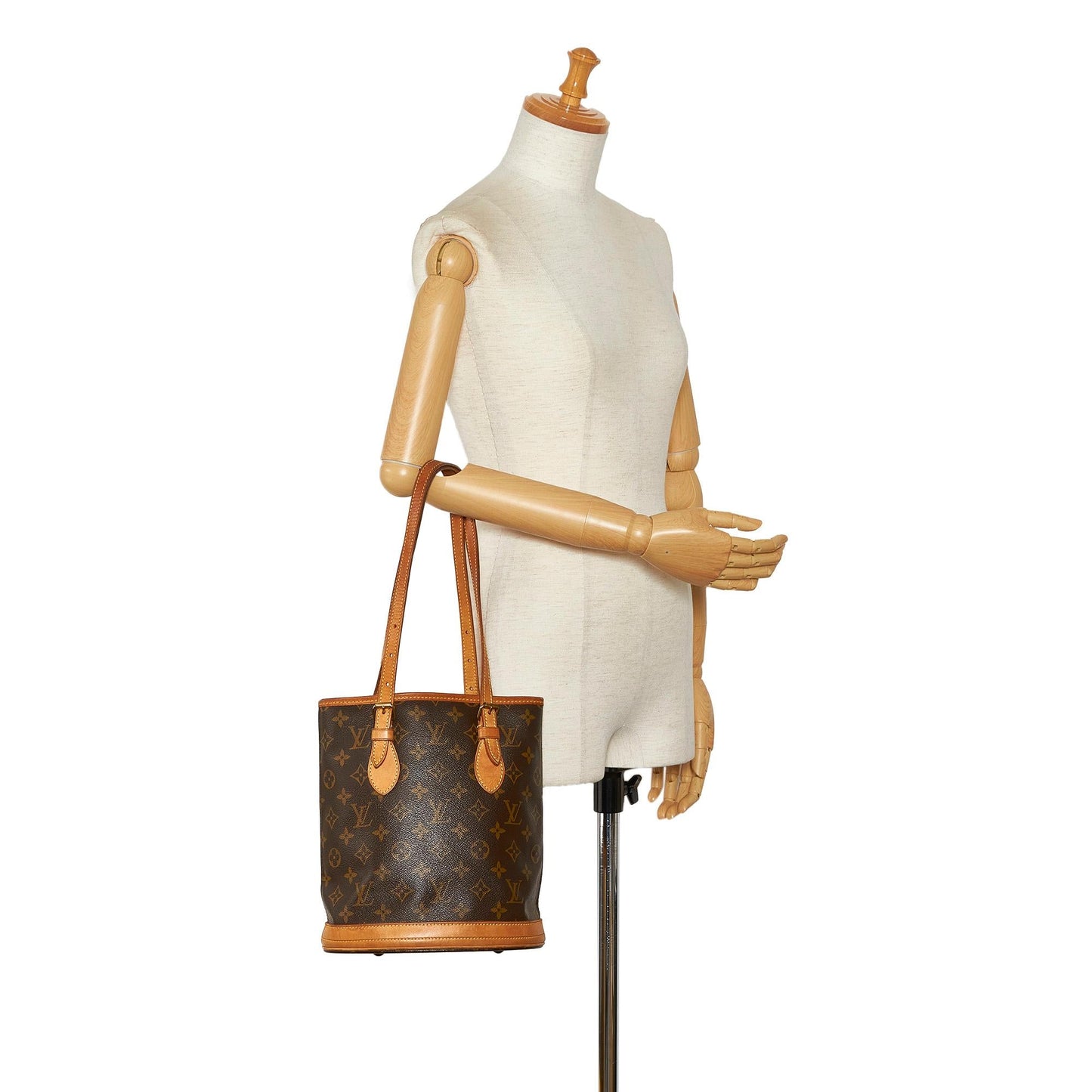 Louis Vuitton Monogram Bucket PM (SHG-eYaucb)
