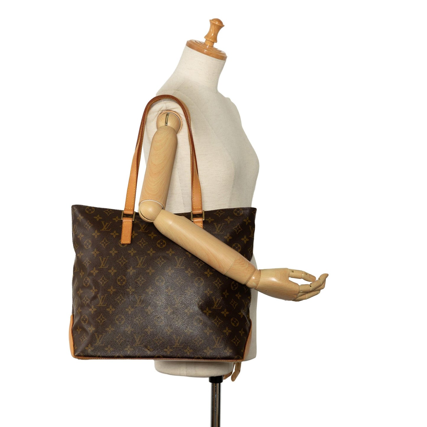 Louis Vuitton Monogram Cabas Mezzo (SHG-ocy7RD)
