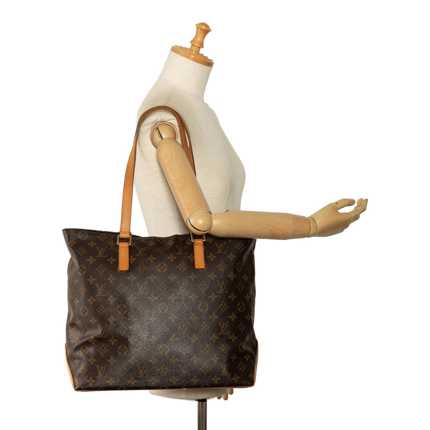 Louis Vuitton Monogram Cabas Mezzo (SHG-HJc2k6)