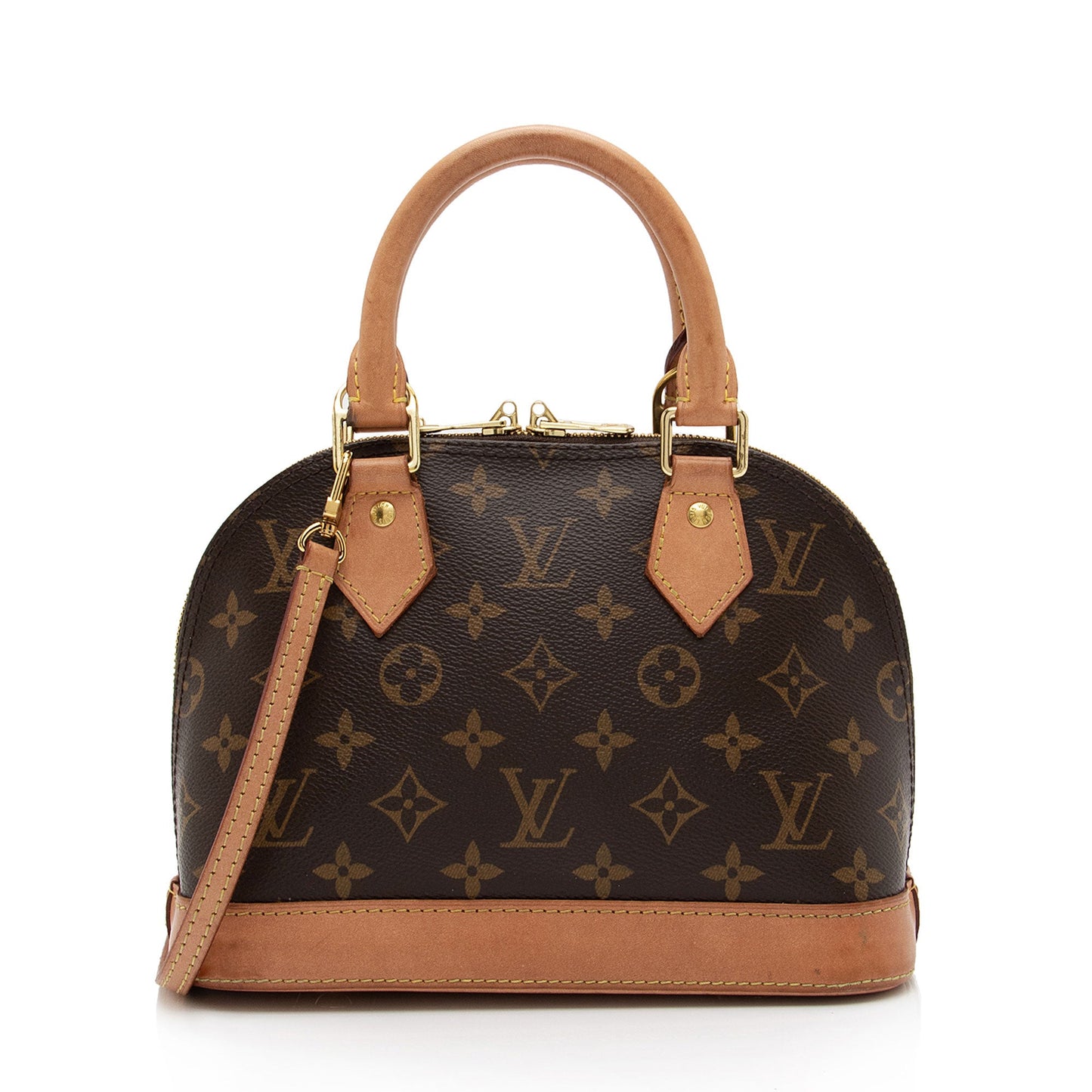 Louis Vuitton Monogram Canvas Alma BB Satchel (SHF-590H2j)