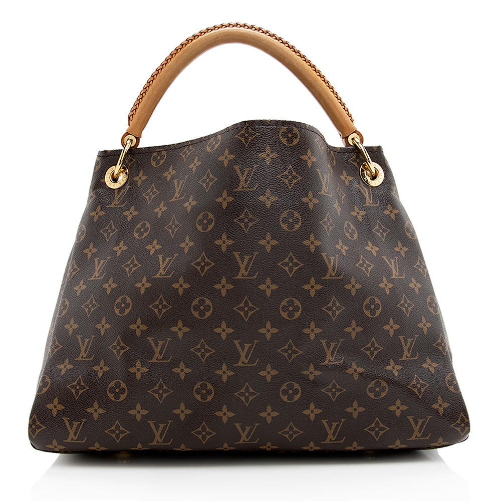Louis Vuitton Monogram Canvas Artsy MM Shoulder Bag (SHF-19514)