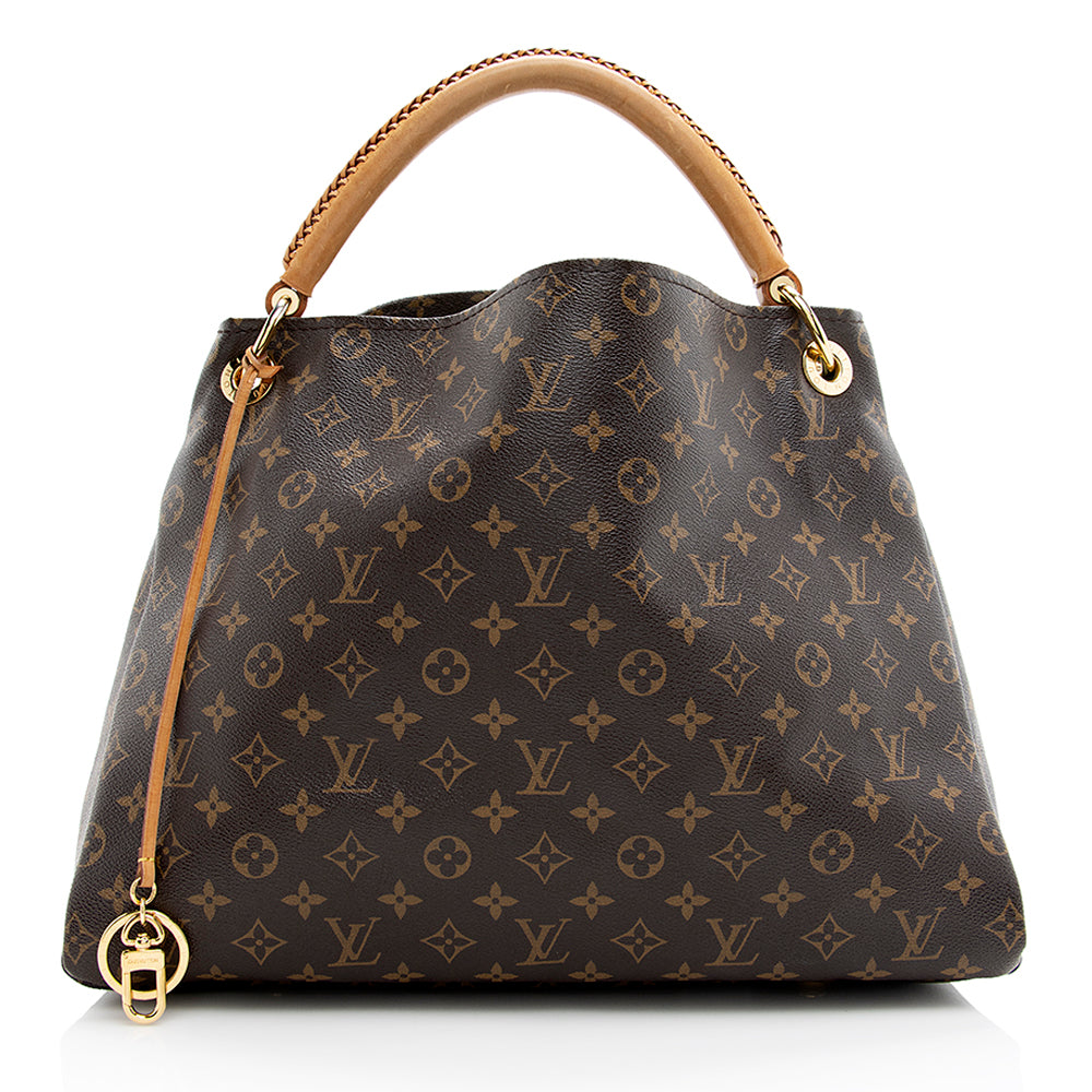 Louis Vuitton Monogram Canvas Artsy MM Shoulder Bag (SHF-19514)