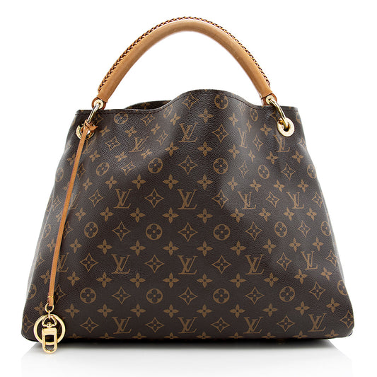 Louis Vuitton Monogram Canvas Artsy MM Shoulder Bag (SHF-19514)