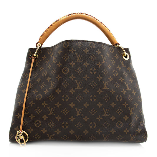 Louis Vuitton Monogram Canvas Artsy MM Shoulder Bag (SHF-19631)