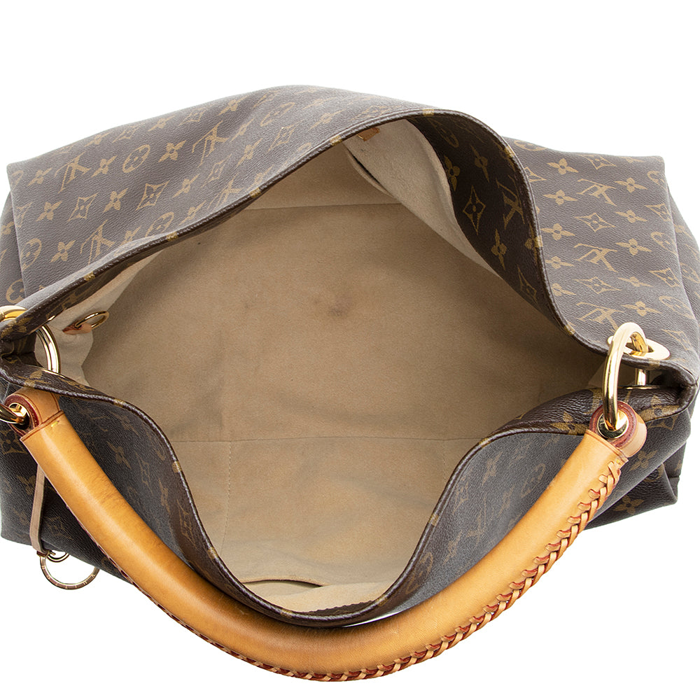 Louis Vuitton Monogram Canvas Artsy MM Shoulder Bag (SHF-19631)