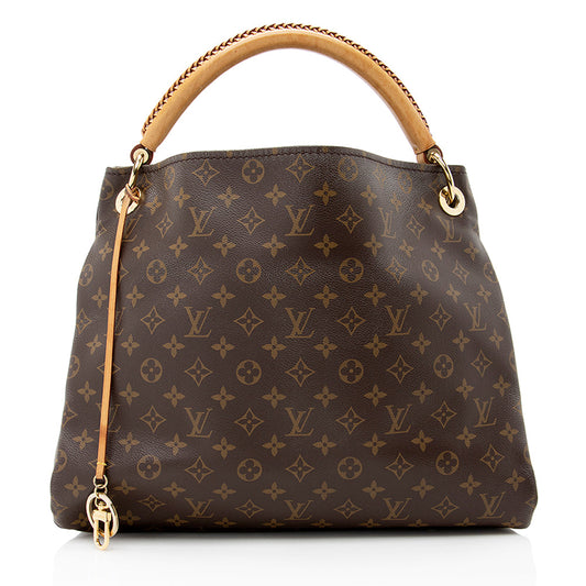 Louis Vuitton Monogram Canvas Artsy MM Shoulder Bag (SHF-19655)