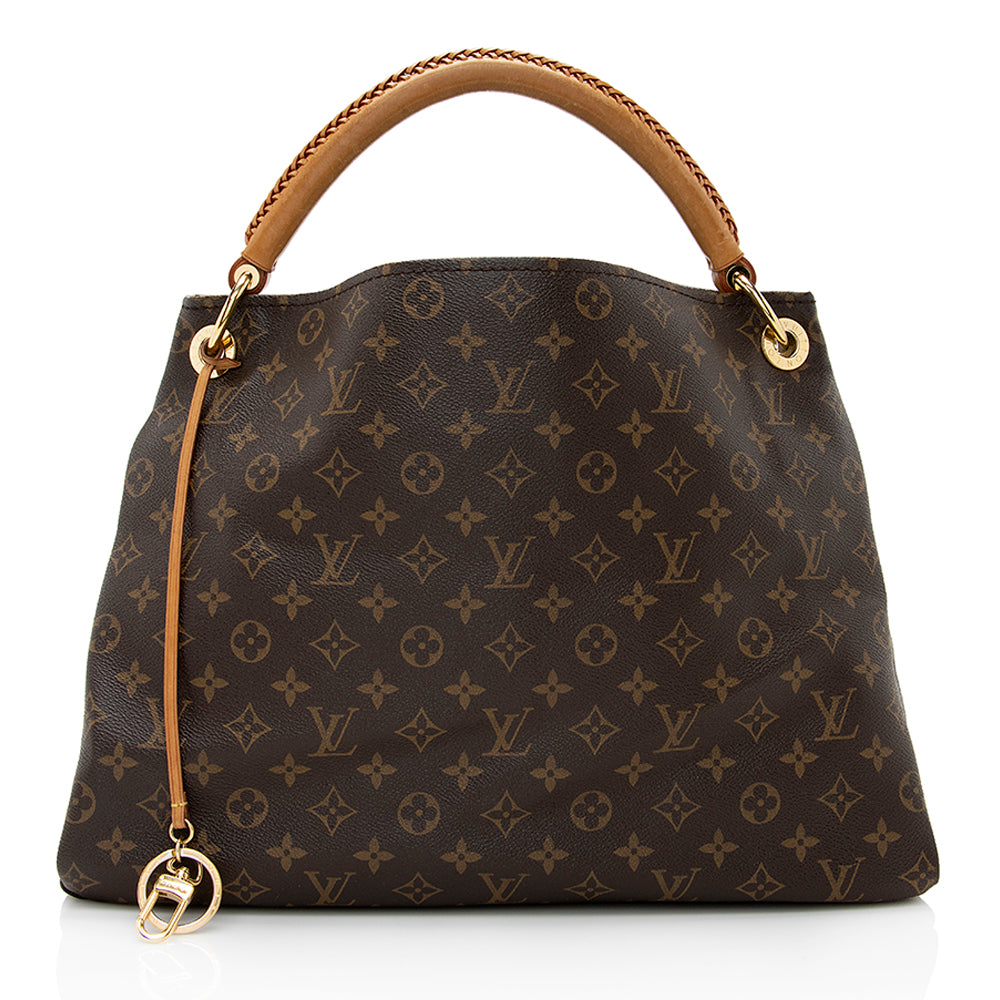 Louis Vuitton Monogram Canvas Artsy MM Shoulder Bag (SHF-20687)