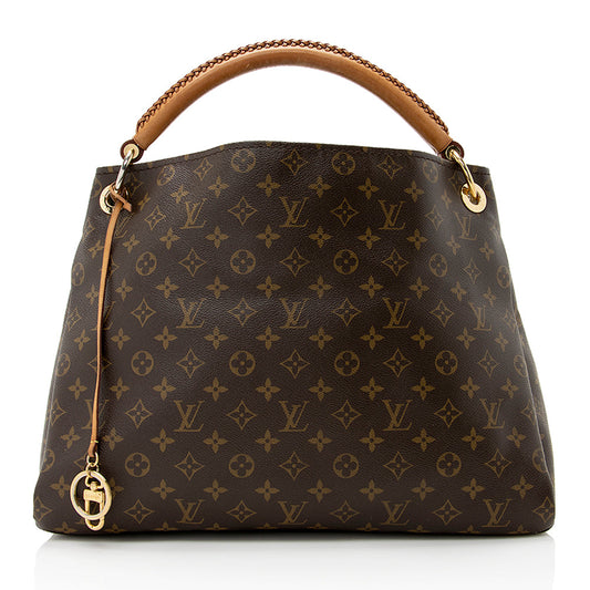 Louis Vuitton Monogram Canvas Artsy MM Shoulder Bag (SHF-20844)