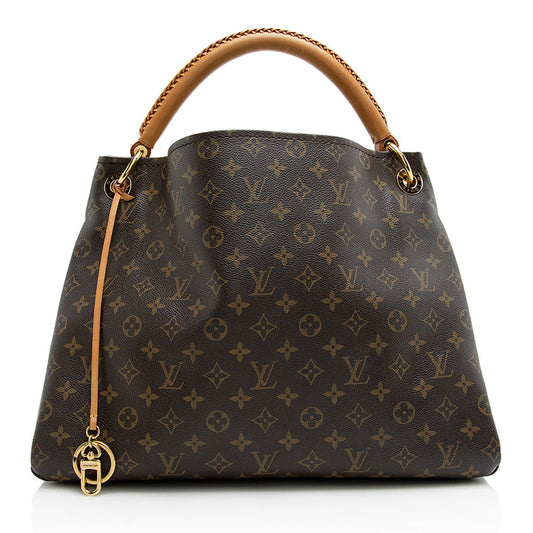 Louis Vuitton Monogram Canvas Artsy MM Shoulder Bag (SHF-21699)