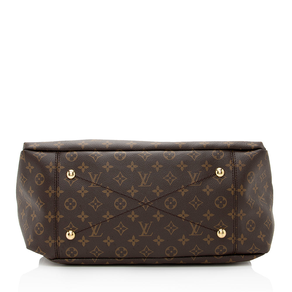 Louis Vuitton Monogram Canvas Artsy MM Shoulder Bag (SHF-21861)