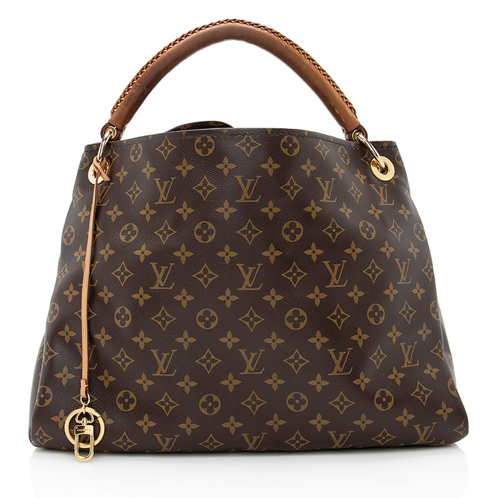 Louis Vuitton Monogram Canvas Artsy MM Shoulder Bag (SHF-21914)