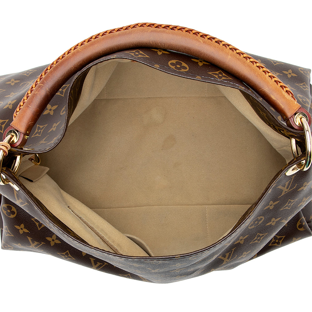 Louis Vuitton Monogram Canvas Artsy MM Shoulder Bag (SHF-21914)
