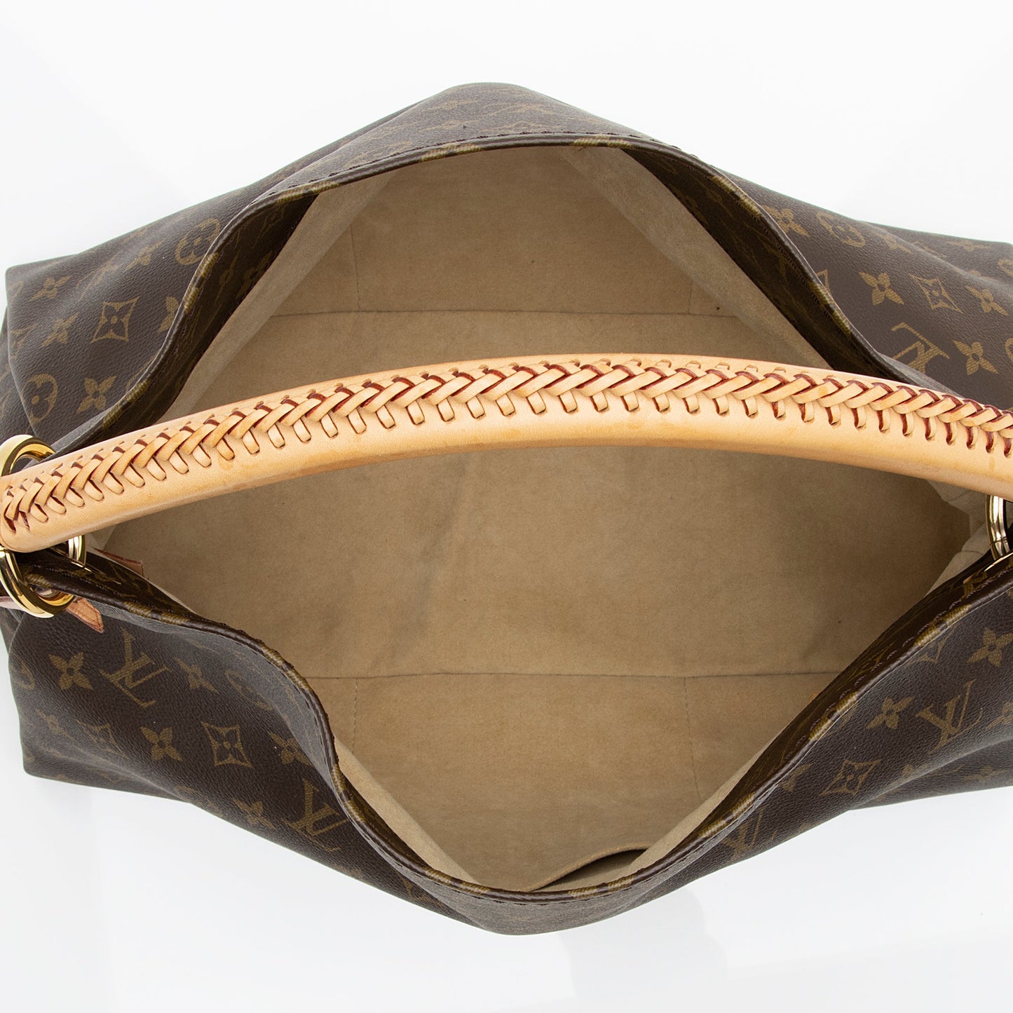 Louis Vuitton Monogram Canvas Artsy MM Shoulder Bag (SHF-23698)