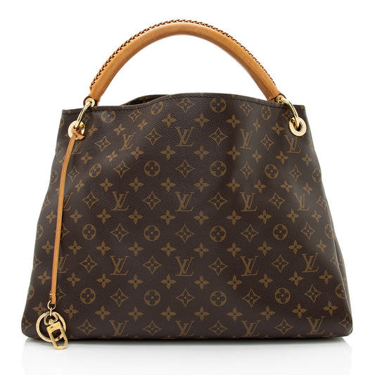 Louis Vuitton Monogram Canvas Artsy MM Shoulder Bag (SHF-RXUc2v)