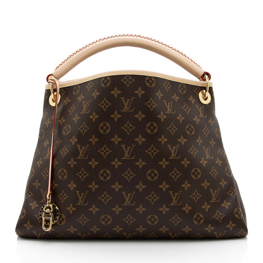 Louis Vuitton Monogram Canvas Artsy MM Shoulder Bag (SHF-pQrBmv)