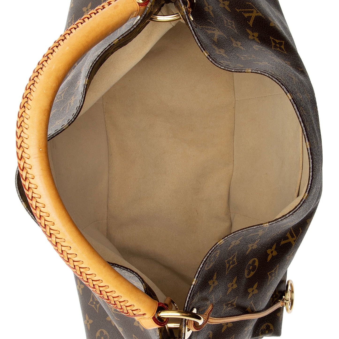 Louis Vuitton Monogram Canvas Artsy MM Shoulder Bag (SHF-KCbJ3u)