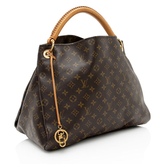 Louis Vuitton Monogram Canvas Artsy MM Shoulder Bag (SHF-KCbJ3u)
