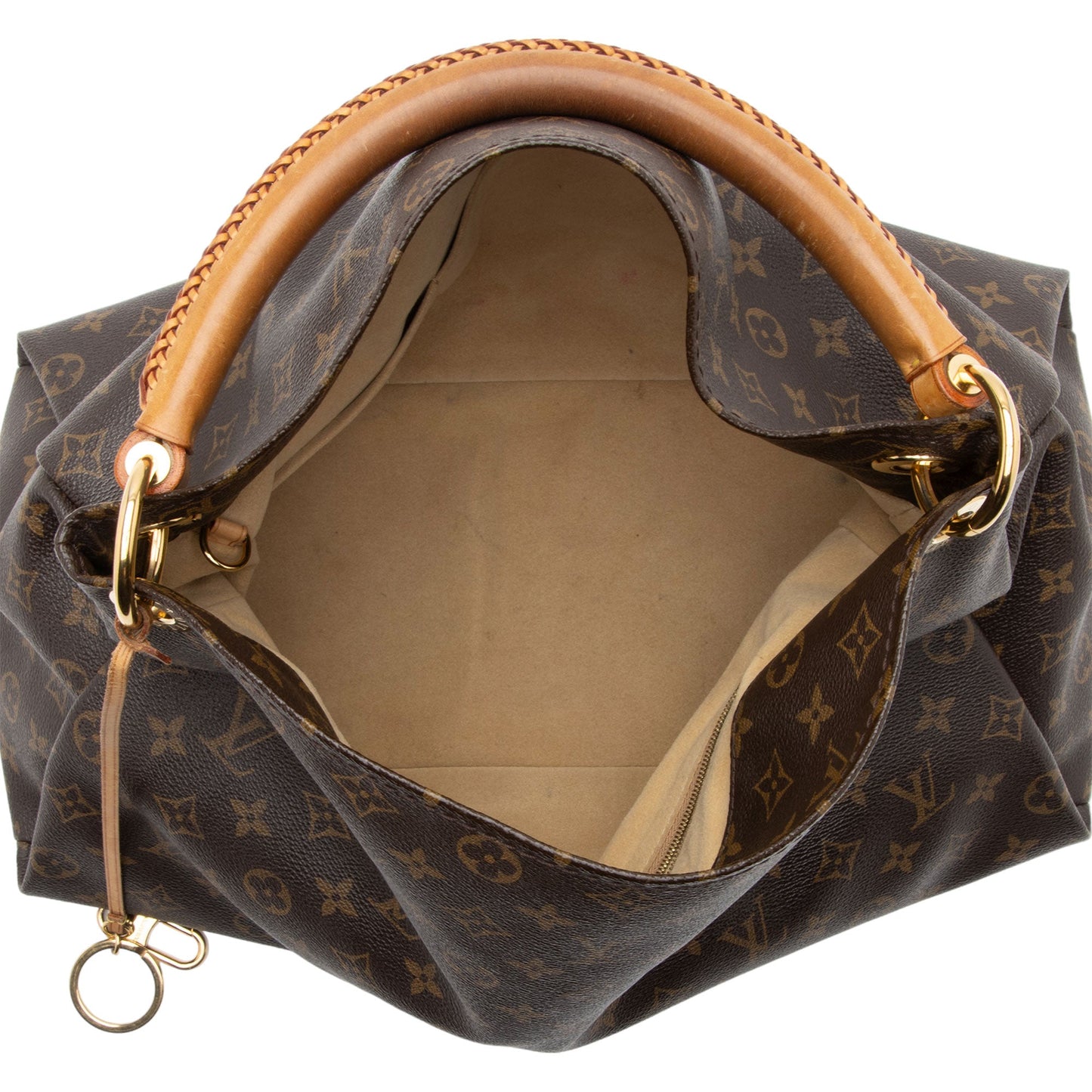 Louis Vuitton Monogram Canvas Artsy MM Shoulder Bag (SHF-kIO7AO)