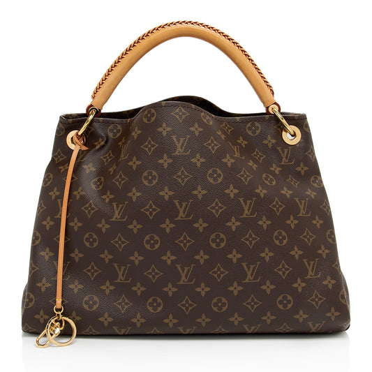 Louis Vuitton Monogram Canvas Artsy MM Shoulder Bag (SHF-xX754K)