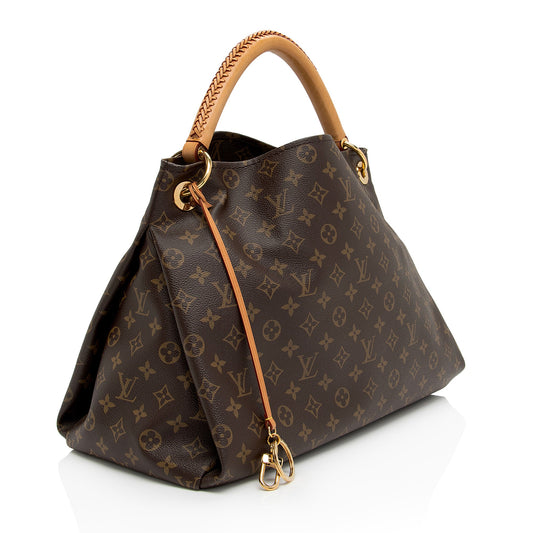 Louis Vuitton Monogram Canvas Artsy MM Shoulder Bag (SHF-xX754K)