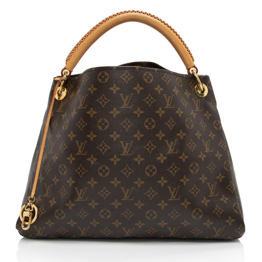 Louis Vuitton Monogram Canvas Artsy MM Shoulder Bag (SHF-pzaAol)