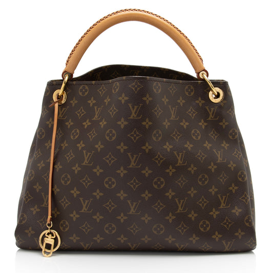 Louis Vuitton Monogram Canvas Artsy MM Shoulder Bag (SHF-sGWlCK)