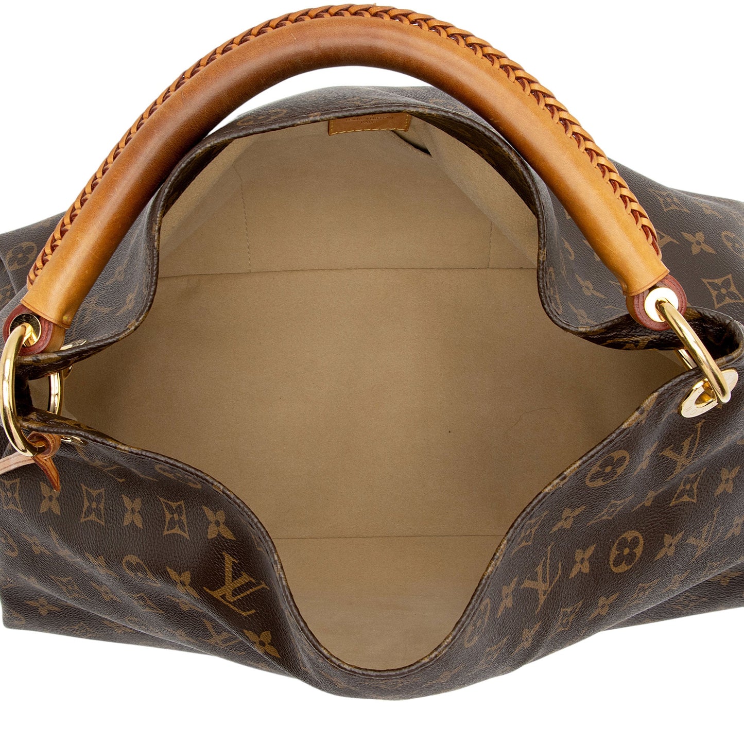 Louis Vuitton Monogram Canvas Artsy MM Shoulder Bag (SHF-yuO2Q5)