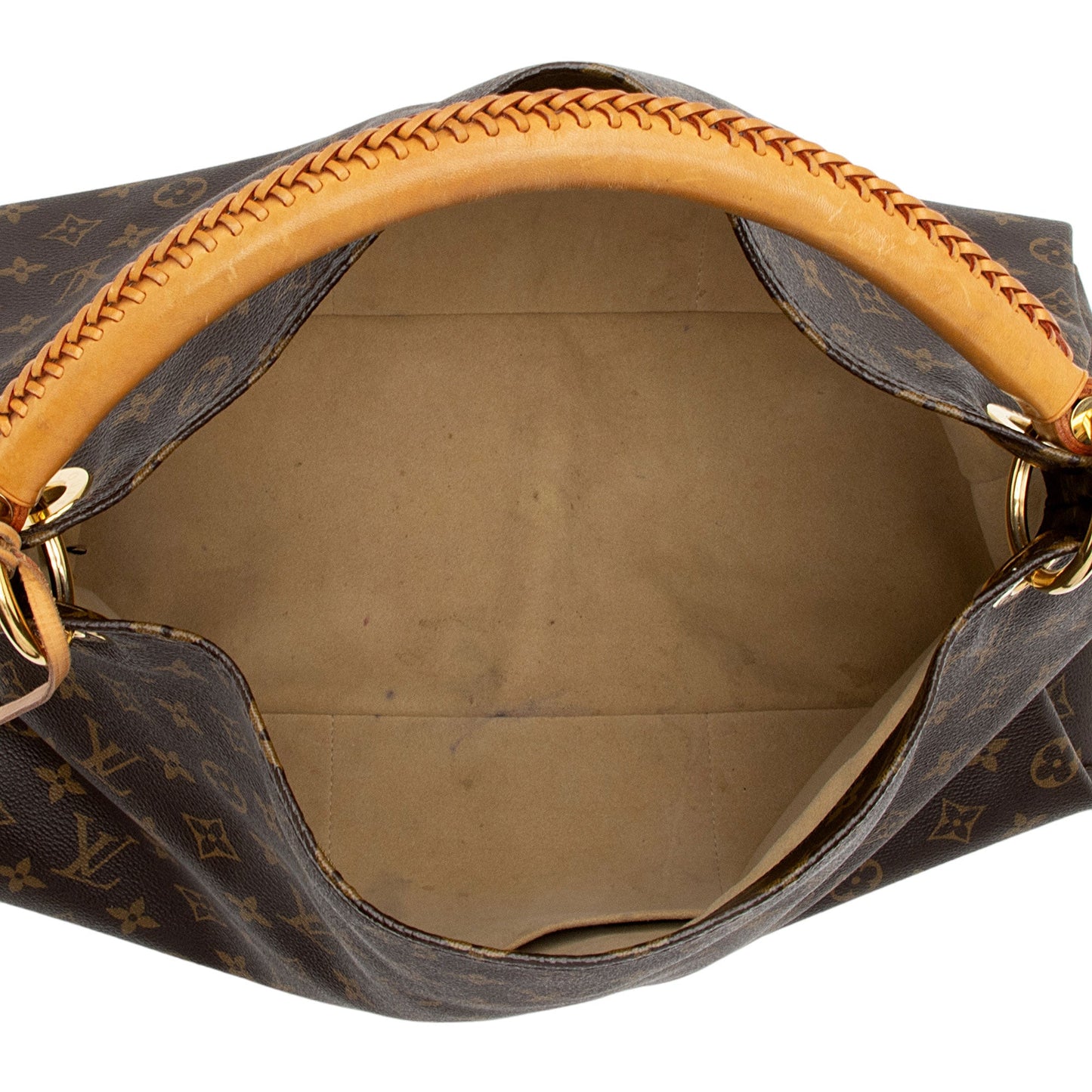 Louis Vuitton Monogram Canvas Artsy MM Shoulder Bag (SHF-r6ujFw)