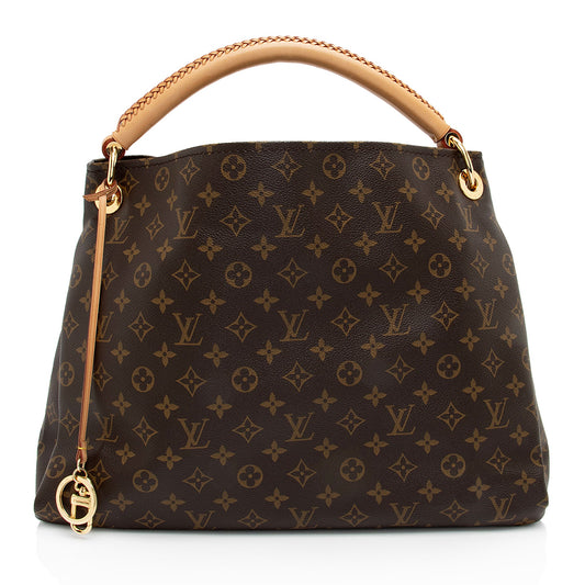 Louis Vuitton Monogram Canvas Artsy MM Shoulder Bag (SHF-5pi6hr)