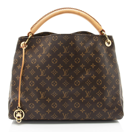 Louis Vuitton Monogram Canvas Artsy MM Shoulder Bag (SHF-VBulIB)