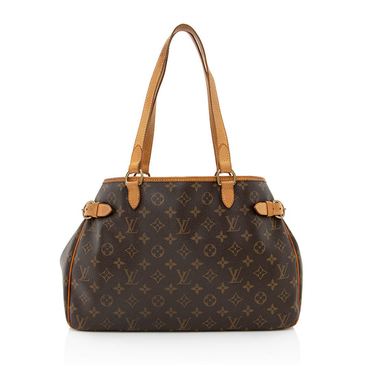 Louis Vuitton Monogram Canvas Batignolles Horizontal Tote (SHF-19924)