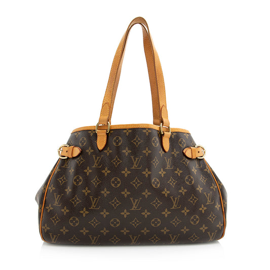 Louis Vuitton Monogram Canvas Batignolles Horizontal Tote (SHF-20341)