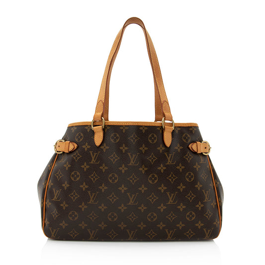 Louis Vuitton Monogram Canvas Batignolles Horizontal Tote (SHF-21118)